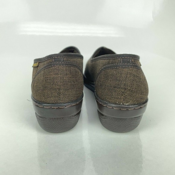 Romulo Slip on Comfort Brown Mules Moccasins Shoes #38-3448 Women's Size 38 / 8 - Picture 7 of 9